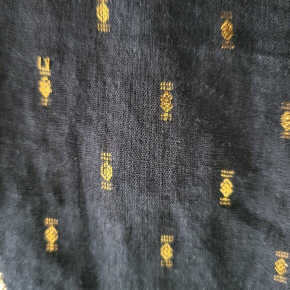 Charlie Paige Black and Gold Metallic Long Sleeve Top Women's Size Small - Picture 8 of 9